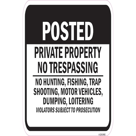 Signmission Safety Sign, 12 in Height, Aluminum, 24862 A-1218-24862